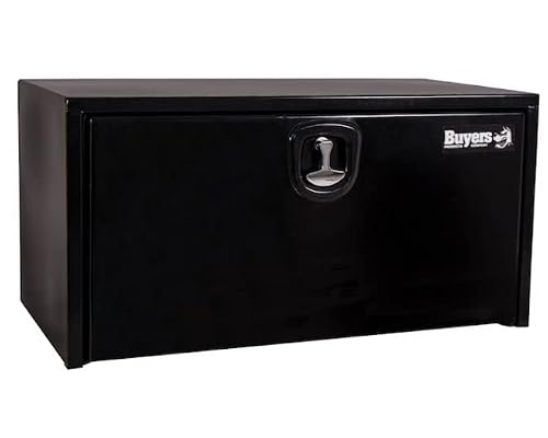 Buyers Products Steel Underbody Truck Box With 3-Point Latch, Toolbox For Utility Heavy Duty Work Vehicles 48 X 18 X 18 Inch, 1732310, Black #TOP12