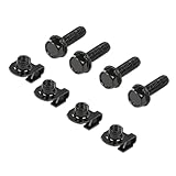 PIT66 Front Shock Lower A Arm Mounting Bolts & Special U Nuts Hardware Compatible with 1955-2007 GM 8 Pcs