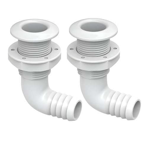 Raccord de coque passe-coque plastique anti-corrosion passe-fil passe-tuyau de cale pour bateau