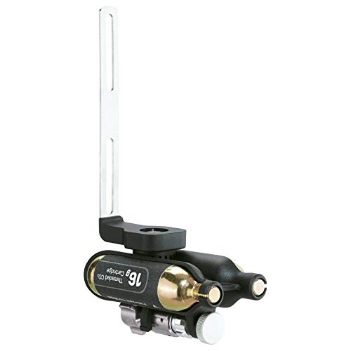 Topeak CO2 Kartuschenpumpe Ninja CO2 Kompatibel mit Ninja Cage Flaschenhaltern, Schwarz, TNJ-CO2
