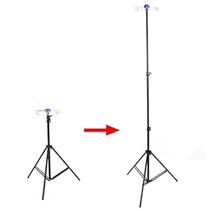 LLPEIJIE026 Infusionsständer Klappbar höhenverstellbar 70-210cm