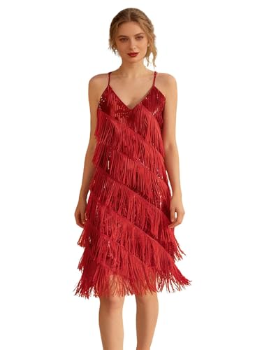 Robe Flapper pour Femme pour Danser Confortablement au Bal de Promo