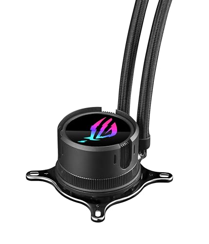 Miniatura 5 de ASUS ROG STRIX LC III 240 ARGB - Refrigerador líquido AiO con bloque de agua giratorio en 360°, bomba Gen7 v2 de Asetek, ventiladores ROG ARGB y más de 10 efectos de iluminación Aura personalizados