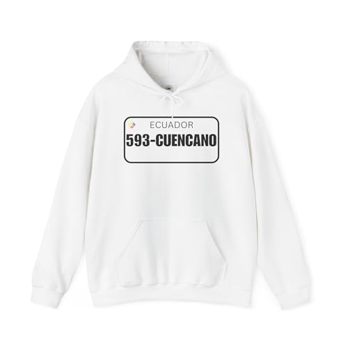 Sweatshirt Équateur blanc parfait pour vos soirées fraîches et vos voyages d'été