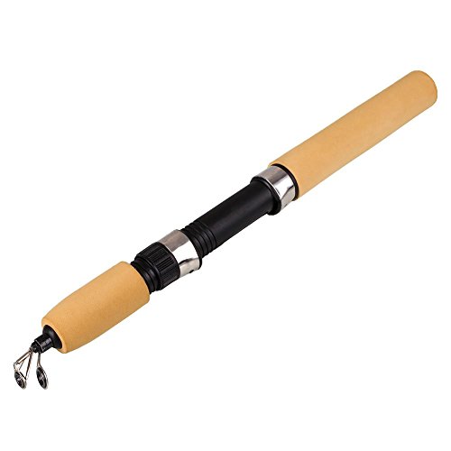 Vara de pesca Forfar para uso ao ar livre, portátil, vara, alimentador de 3 seções, conjunto de equi