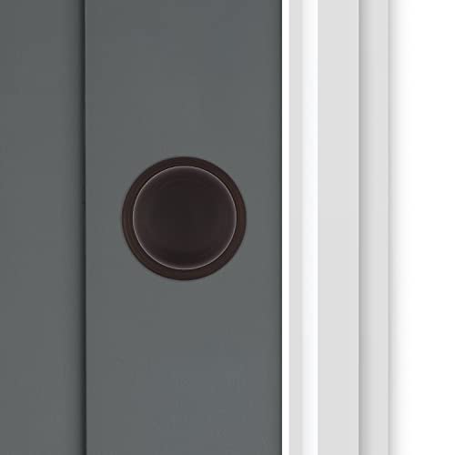 Image of Kwikset Cove Dummy Door Knob, Single Sided Handle for Closets, French Double Doors, and Pantry, Venetian Bronze Non-Turning Interior Push /Pull Door Knob