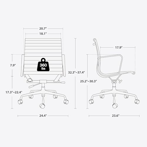 Luxury leather executive chair