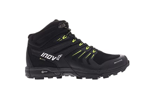 Inov-8 Men's Roclite G 345 GTX V2 - Lightweight Waterproof Hiking Boots - Black/Lime - 7