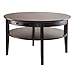 WINSOME Amelia Round Coffee Table with Pull Out Tray