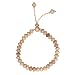 Small Hand-made Adjustable Tension Exotic Sandalwood Tasbih Bracelet 33-beads