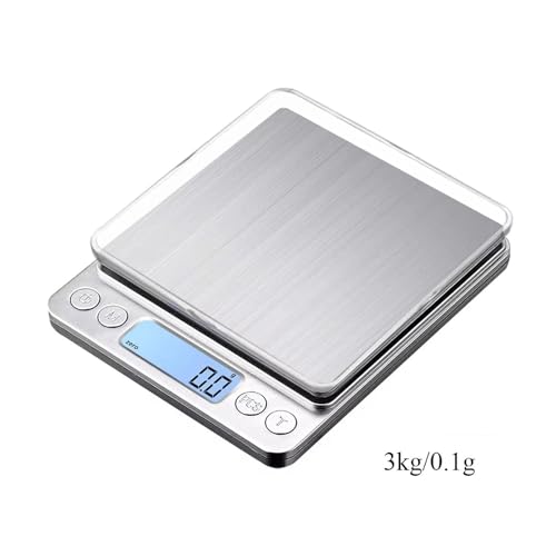 Báscula digital cocina 3000g 0.1g USB miniatura 3