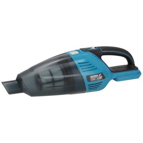 DEDRA Aspirateur sans fil, 18 V, SAS+ALL, 3,8 kPa, sans batterie ni chargeur, poignée souple, poids léger ergonomique 1,3 kg, 0,5 l, puissance 3800 Pa Aspirateur à main puissant avec haute performance
