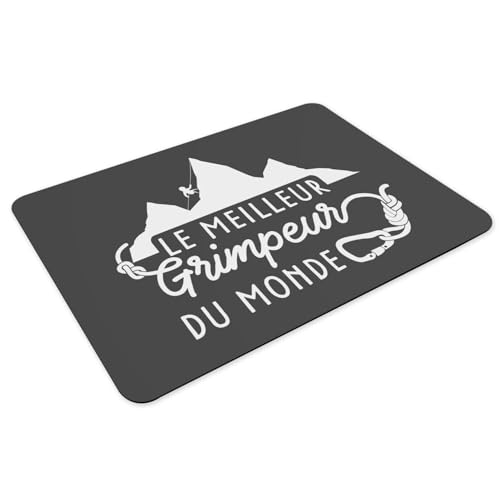 Sets de table escalade grand format antidérapants avec caoutchouc noir