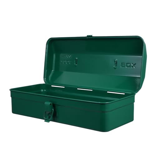 MAGICLULU Caja de Herramientas Pequeña de Metal Cerradura, Portátil, Adecuado para Organización y Uso Doméstico