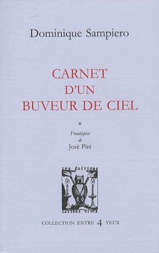 CARNET D'UN BUVEUR DE CIEL [French] 2914577362 Book Cover