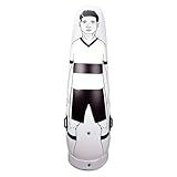 Inflatable Soccer Defender - PVC Portable Football Practice Wall | Heavy Duty Soccer Agility Practice | Goalkeeper Defender Training Equipment | for Adults Professionals Enthusiasts Beginners