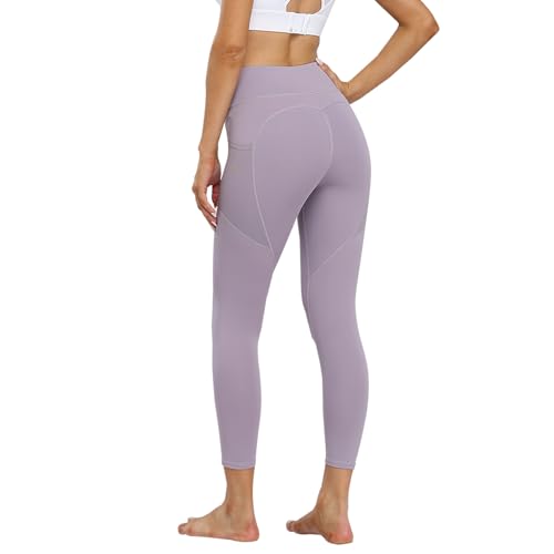 Sportleggins Damen Lang, Anti Cellulite Leggings High Waist Push Up Leggins Blickdicht Stretch Sporthose Mit Taschen, Warehouse Deals Angebote, Wanderleggings Shape cellumove Leggings Für Yoga Gym