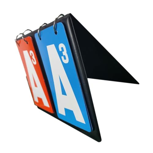 NAMOARLY Basketball Board Flipper Durable Flip Scorekeeper for Sports Games Portable Scoreboard