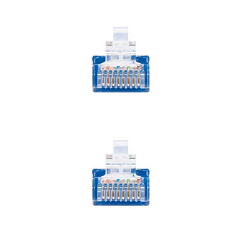 RJ45 Cat.5e UTP AWG24 Ethernet Network Cable Blue 0.5mts Patch Cord