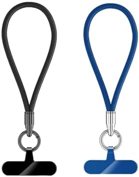 Phone Lanyard 2 Pack, Braided Anti-Theft Strap for Cell Phone, Keys, Camera, Universal Wrist Hand Strap