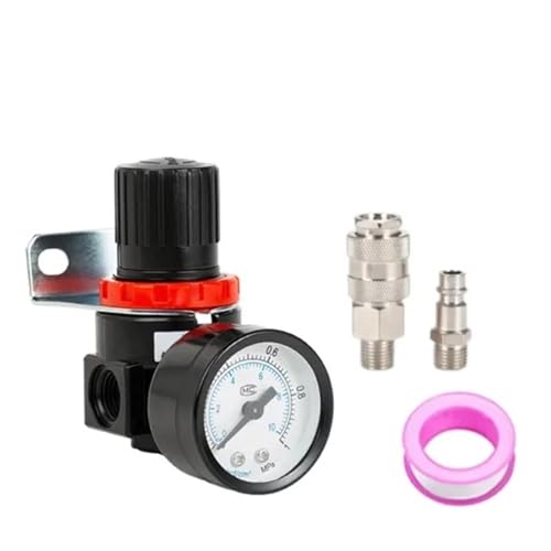 Régulateur de pression d'air AR2000 1/4 avec manomètre réglable et raccord type UE pour compresseur