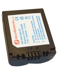 Batterie pour PANASONIC LUMIX DMC FZ18, 7.2V, 710mAh, Li-ION