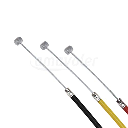 amavoler 65 Inches 165cm Brake Cable Fit for Most Go Kart Yerf Dog Manco Bandit Critter 415 104B 4316 1492 Kartco Rotary 486 Azusa 2251-B Predator 212cc 196cc Dune Buggies Mini Bike ATV(Black) - Thumbnail 4