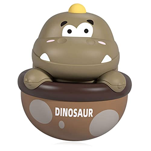 QUMIIRITY タンブラーガラガラ おもちゃ たち プール 恐竜 そわそわ 赤ちゃん 螺旋 車 動物 インフレータブル 早期教育 面白いガラガラ遊具