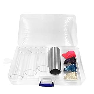 Médiators en celluloïd, barre coulissante en métal avec boîte en plastique pour guitare, accessoires de basse - Les Beatles, Paul McCartney, John Lennon, RIngo Starr, George Harrison