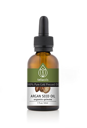 Argan Oil 100% Cold Pressed Pure Virgin Organic Certified By Ecocert-for Face, Hair & Body 1oz (30ml)