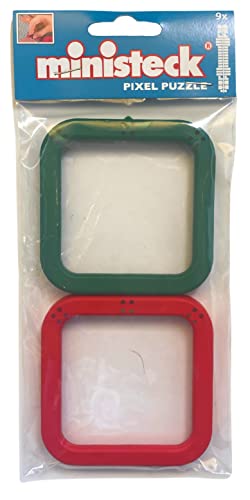 Ministeck 31208 Lot de 2 mini cadres Rouge/vert Cover