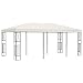 Produktbild vidaXL Pavillon Großräumig Festzelt Partyzelt Gartenpavillon Gartenzelt Bierzelt Garten Zelt 3x6m Creme Stoff Stahl Dach mit PA-Beschichtung