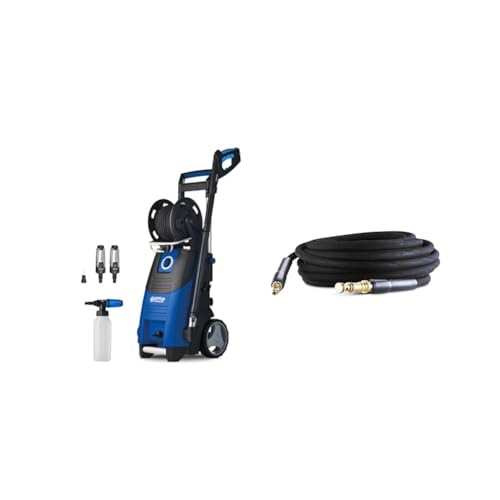 Nilfisk Premium 200-15 EU Nettoyeur Haute Pression, Bleu & Déboucheur de Canalisations de 15 m pour Nettoyeur Haute Pression, 0.000000