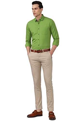 Image of Van Heusen Men's Mid Rise Tapered Fit Business Casual Trouser