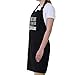 Miracu Funny Cooking Aprons for Women, Funny Baking Aprons for Men Dad - Mens Cooking Gifts for Bakers Husband Boyfriend - Christmas Fathers Day Birthday Kitchen Gifts for Men, BBQ Grilling Presents