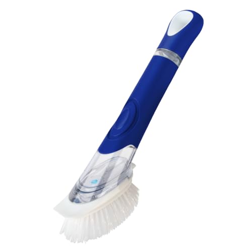 Image of CELOX Dish Brush with Soap Dispenser, Scrub Brush for Kitchen Cleaning