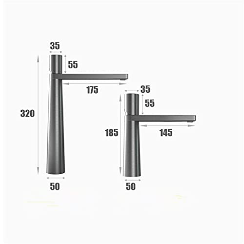 Robinet de lavabo eau chaude et froide pour rénovation de salle de bain moderne - 2