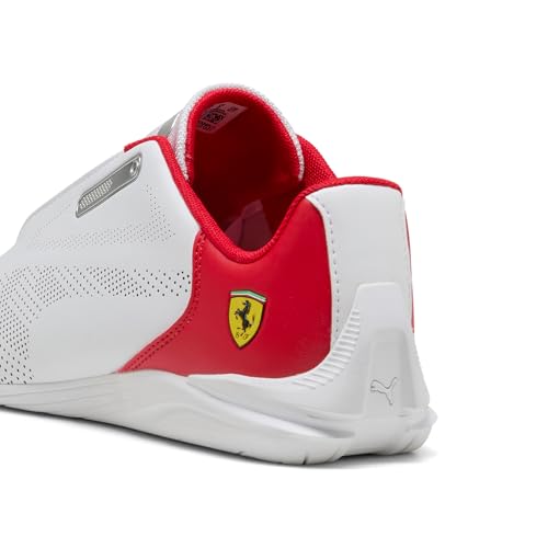 PUMA Men's Ferrari Drift CAT Decima Sneaker White White, 102
