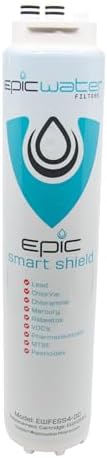 Replacement Filter for Epic Smart Shield Under Sink Water Filter System | Removes 99.99% Tap Water Contaminants | Triple-Certified by IAPMO Against NSF/ANSI Standards 42 53 & 401 | Made in USA