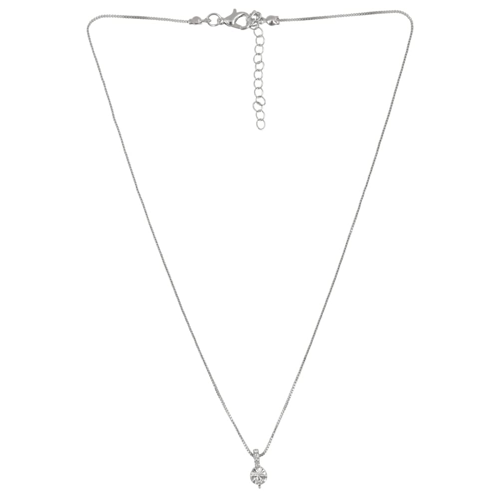 See full amazon price history chart for Vientiq Silver-Plated Crystal Pendant Chain Necklace for Women/Girls Vientiq Silver-Plated Crystal Pendant Chain Necklace for Women/Girls (B0C622GXBX) Amazon Price History, Amazon Price Tracker