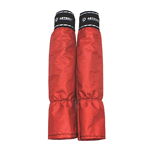 Cubierta delantera goma guardapolvo para horquilla de moto roja de dos piezas