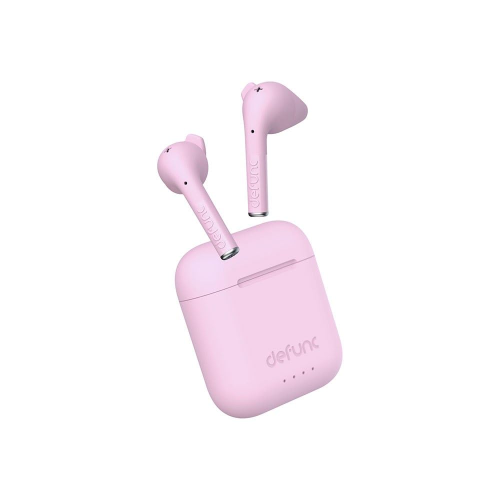 True Talk Bluetooth 5.2 Wireless Earbuds With Charging Case Pink, Small
