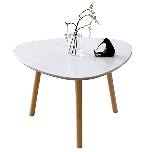Table café bois massif robuste et stable 80x45cm pour petit espace