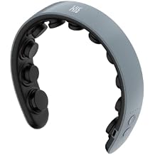Master Massage H1 Fashion Hairband Head Massager Standard- Slim & Lightweight, 11 Vibrating Heads, 5 Modes, 3 Intensities from Gentle Fingers to Acupressure- Misty Gray