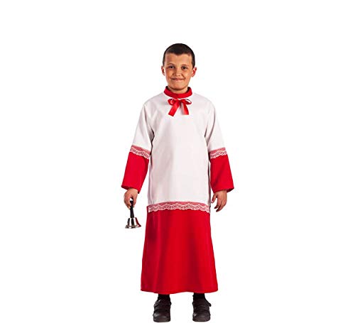 EL REY DEL CARNAVAL, SL Messdiener Raphael Kostüm für Kinder G2-(8/10 Jahre)