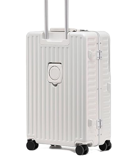 Durable Suitcase for Women Suitcases With Usb Port Charging Luggage For Business Travel High Capacity Suitcases Retro Suit Case (Color : Pink, Size : 24inch)4