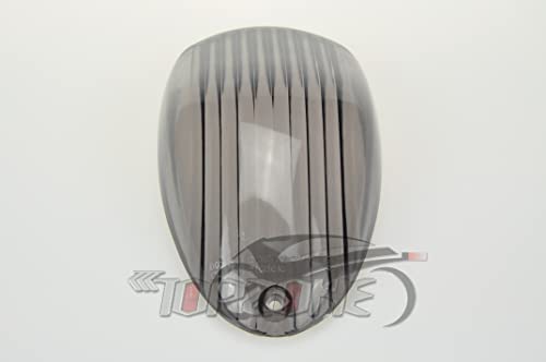 TOPZONE Smoke LED Motorcycle Taillight Lens, Fit Kawasaki 2002-2024 Vulcan 900/1500/1600 Mean Streak, Pack of 1, Waterproof, Brake Tail Light Lens