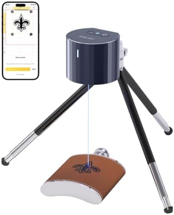 LaserPecker LP1 Pro Laser Engraver for Beginners, Mini Portable Laser Engraving Machine for Wood/Leather/Felt, 190g Lightweight, 10,000+ Hour Lifespan, Laser Safety Glasses Included, Basic Set