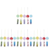 Kichvoe Japanese Wind Chimes, 20 PCS Glass Wind Chimes Handmade Pendant for Birthday Gift, Wedding Party Decoration