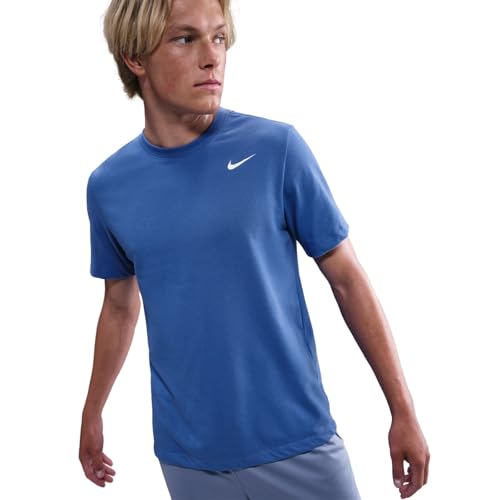 Nike DF Dfc Crew t-shirt homme anti-transpiration bleu taille S - 6